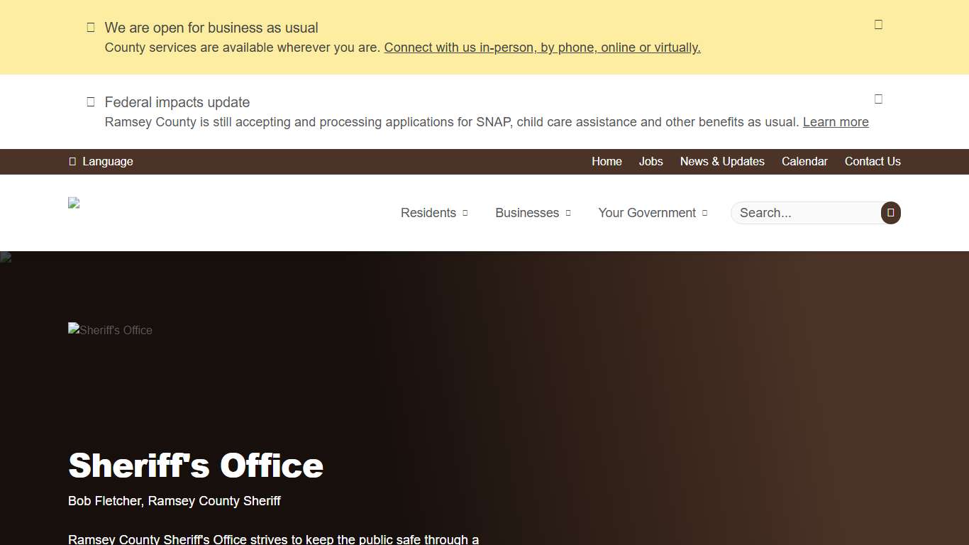 Sheriff's Office Ramsey County, Minnesota